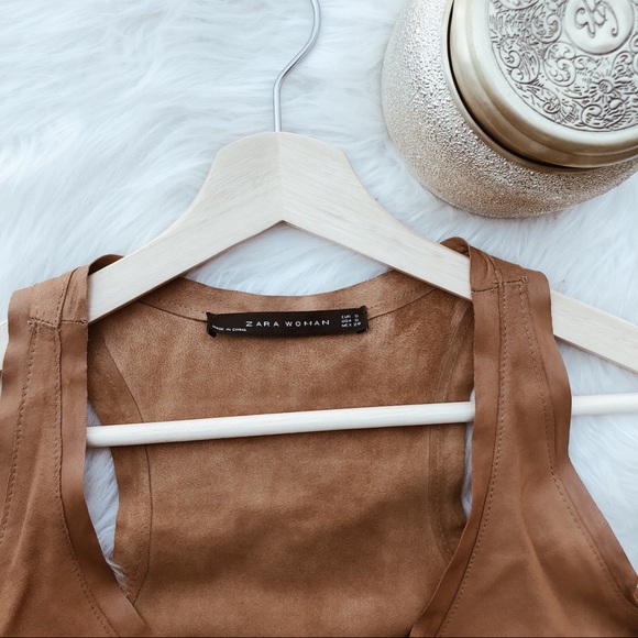 ZARA soft leather dress - Picture 4 of 8